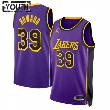 Dres Los Angeles Lakers Dwight Howard 39 Jordan 2022-23 Statement Edition Ljubičasta Swingman - Dječji